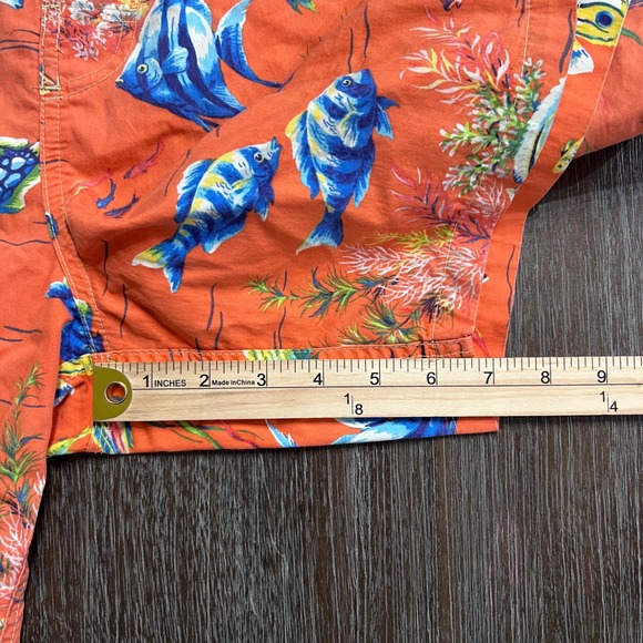 Polo Ralph Lauren Mens Coral Reef Fish Swim Trunks Board Shorts L - Picture 6 of 6